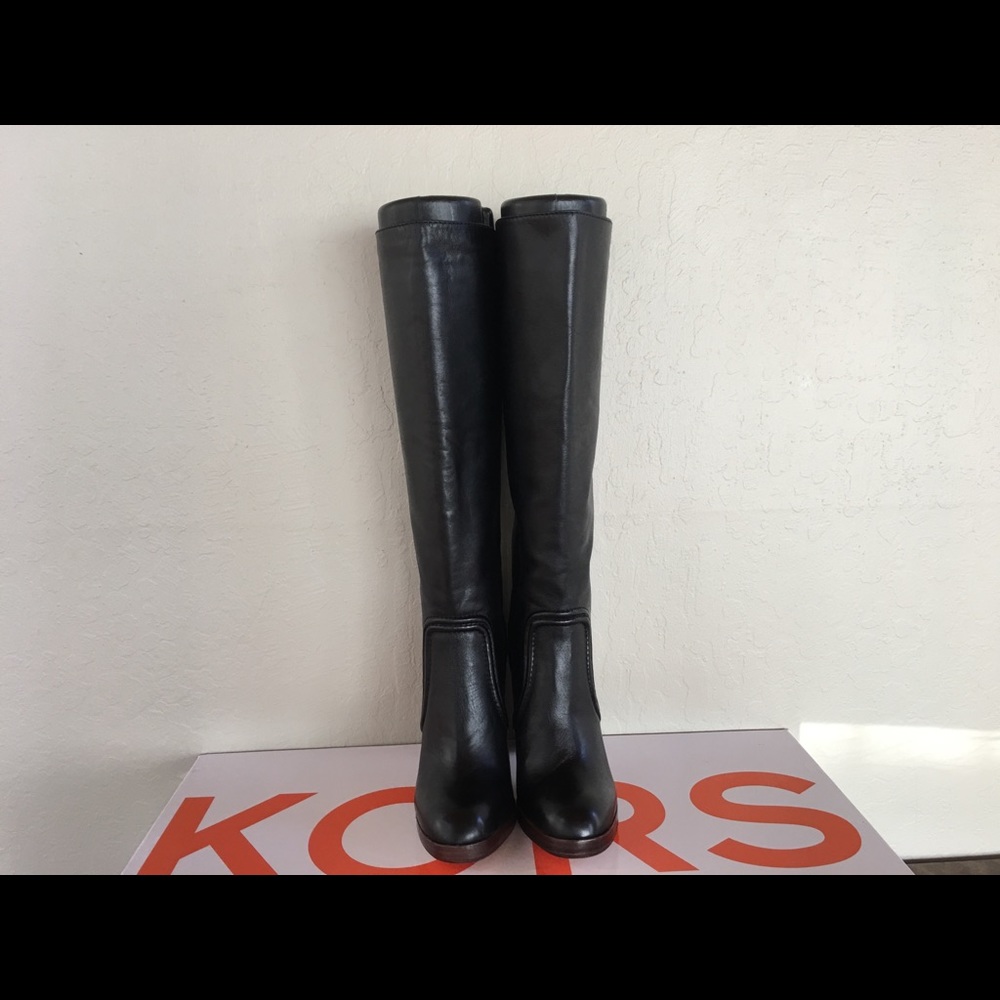 Kors by Michael Kors All Leather Tall Boots